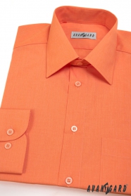 Klassisches Herren Hemd orange