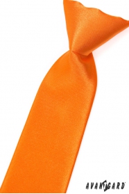 Orange Krawatte für Jungs