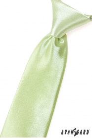 Lindgrüne junge Krawatte