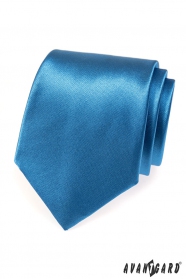 Glänzende blaue Krawatte AVANTGARD