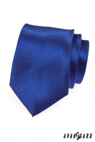 Herren Krawatte expressiv königsblau