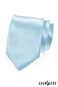 Krawatte hellblau Glanz