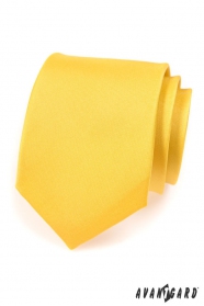 Krawatte AVANTGARD matt gelb