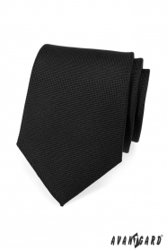 Krawatte SLIM schwarz matt