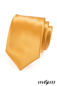 Herren LUX Krawatte in goldener Farbe