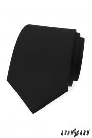 Mattschwarze Krawatte
