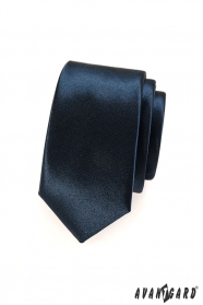 Krawatte SLIM für Herrren blue navy