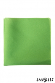 Grasgrünes Einstecktuch aus Polyester