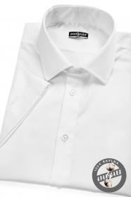 Weißes SLIM Hemd Kurzarmhemd