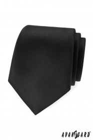 Schwarze, matte Avantgard Krawatte