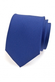 Blaue matte Krawatte