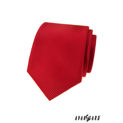 Strukturierte rote Krawatte