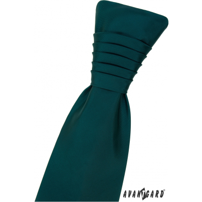 Smaragdgrüne französische Krawatte