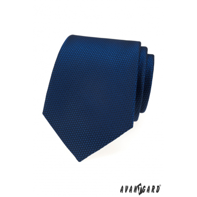 Blaue Krawatte mit Textur