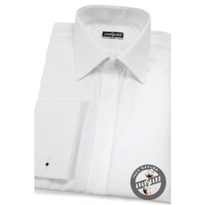 Herren Hemd SLIM aus 100% Baumwolle  Weiß