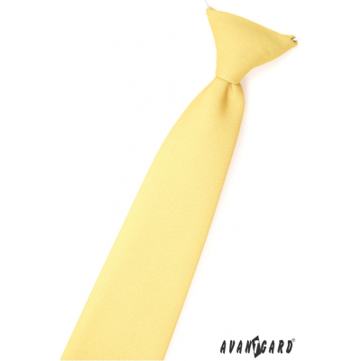 Jungen Kinder Krawatte Gelb matt