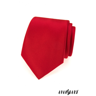 Klasische rote Krawatte mit Struktur
