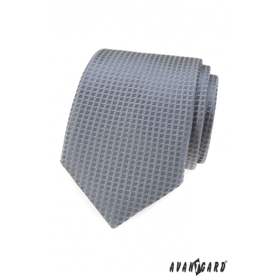 Graue Krawatte mit Struktur