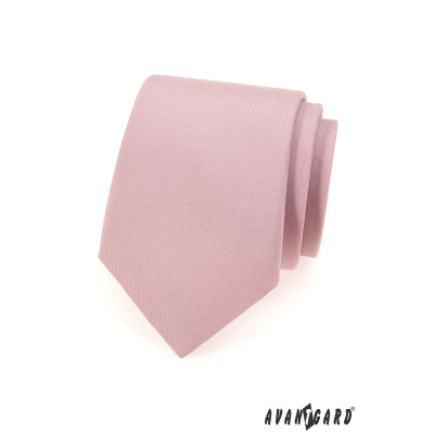 Krawatte puder rosa mattiert
