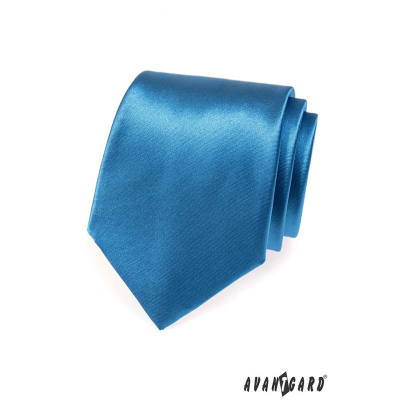 Glänzende blaue Krawatte AVANTGARD