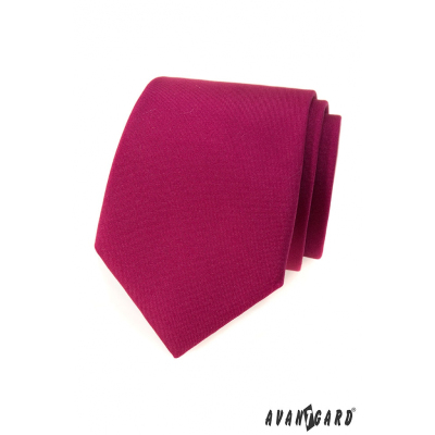 Herren Krawatte in matt burgunderfarben
