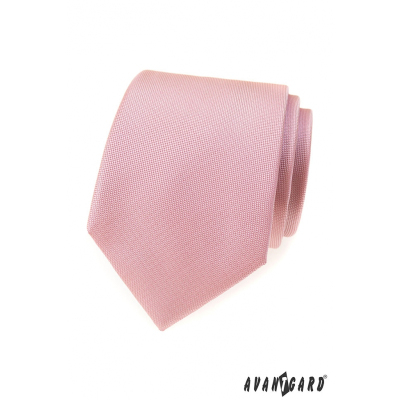 Puderrosa strukturierte Krawatte