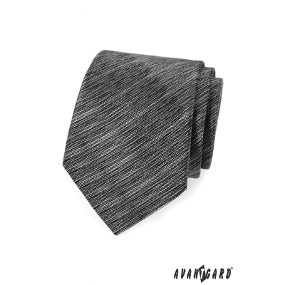 Schwarze graue Avantgard Krawatte