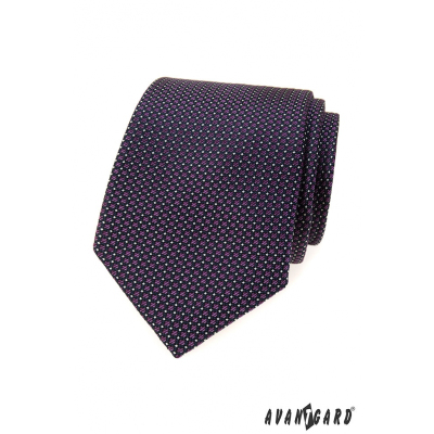 Herren Krawatte mit lila Quadraten