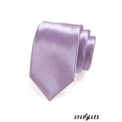Krawatte glatt lila