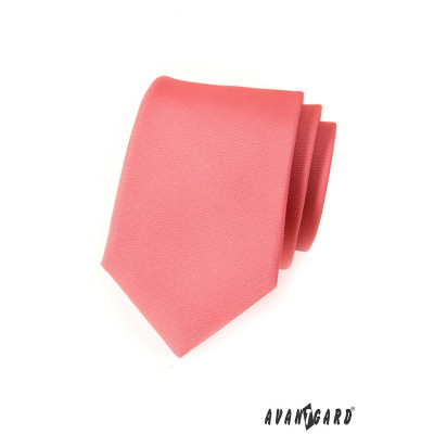 Krawatte rosa mattiert einfarbig
