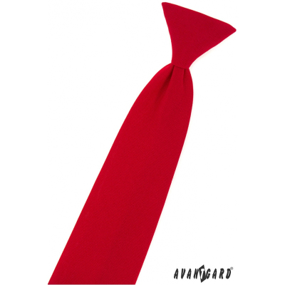 Jungen Krawatte matt rot