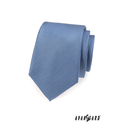 Hellblaue Krawatte 7 cm Lux