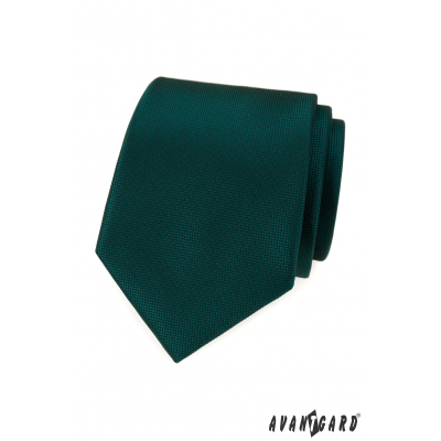 Grüne Krawatte mit feinen Quadraten