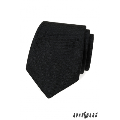 Schwarze Krawatte mit Muster