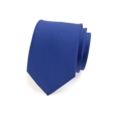 Blaue matte Krawatte