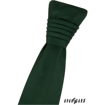 Mattgrüne französische Krawatte