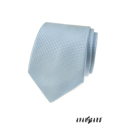 Hellblaue Avantgard Krawatte mit Struktur