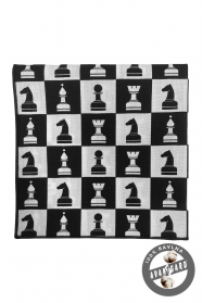 Einstecktuch mit Schachmuster
