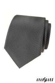 Graue Krawatte mit Textur