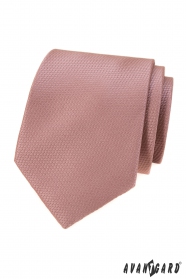 Altrosa Krawatte mit Struktur