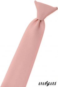 Puderfarbene Krawatte für Jungs