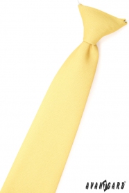 Jungen Kinder Krawatte Gelb matt