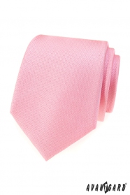 Rosa strukturierte Herren Krawatte