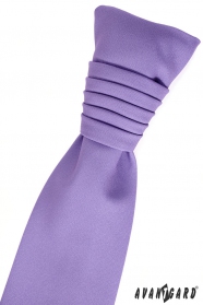 Französische Krawatte in lila Farbe