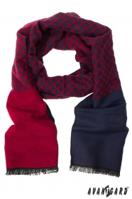 Blau-roter Schal