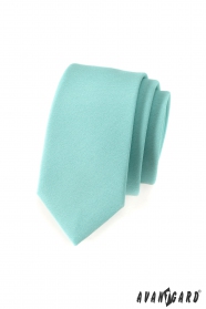 Schmale Krawatte in Mintgrün