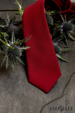 Herren Krawatte in matt burgunder Farbe - Breite 7 cm
