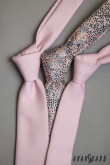 Rosa Avantgard Lux Krawatte - Breite 7 cm