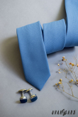 Blaue, schmale Krawatte - Breite 5 cm